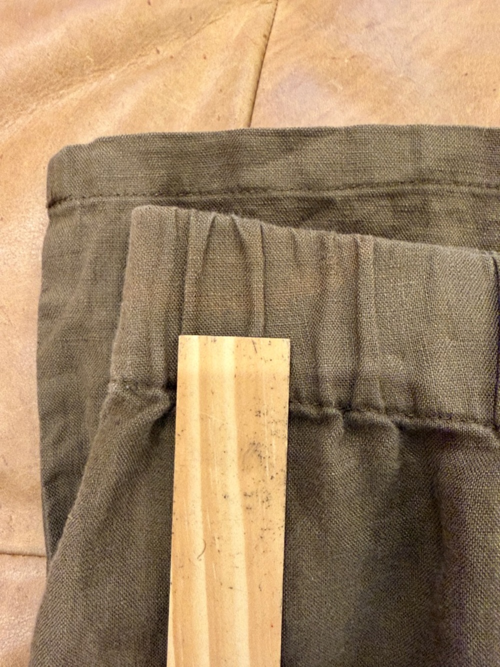 Eileen Fisher Cropped Wide Leg Pants Organic Linen - Picture 10 of 11